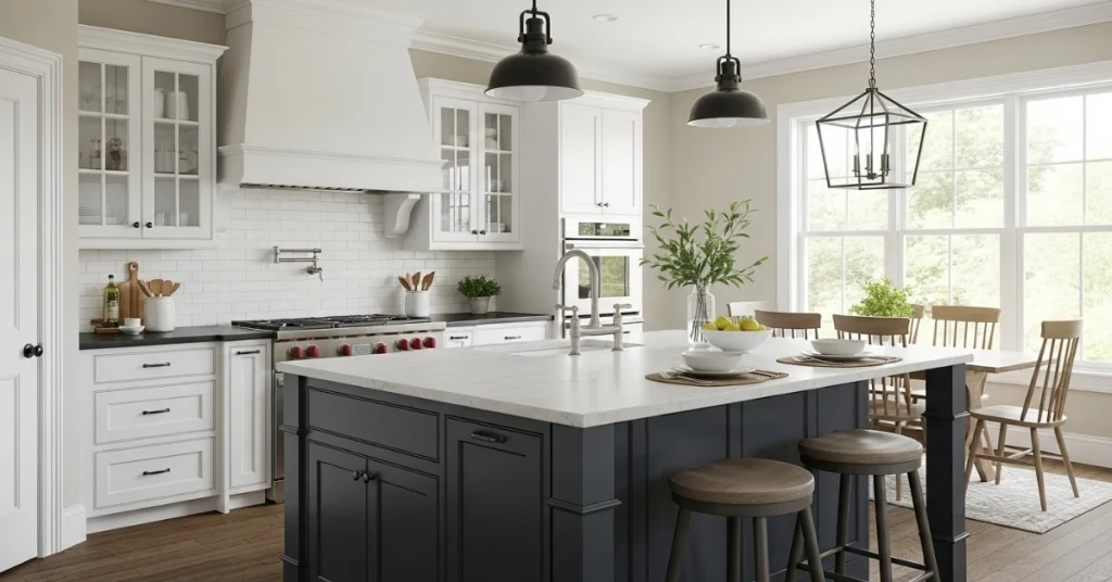 Include a Kitchen Island as a Focal Point