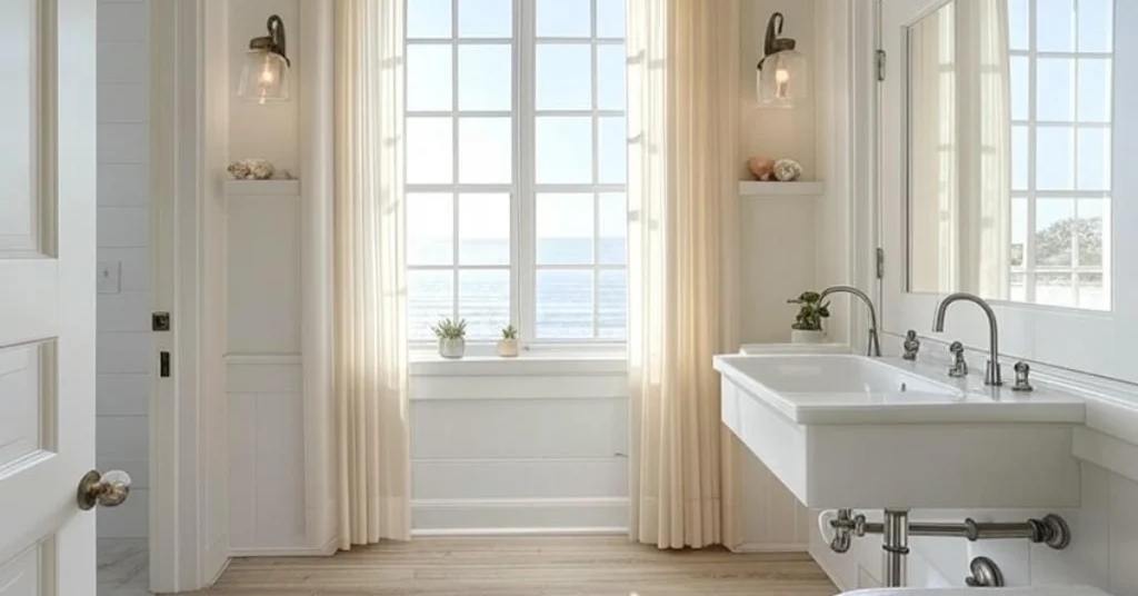 Lighting for a Coastal Bathroom