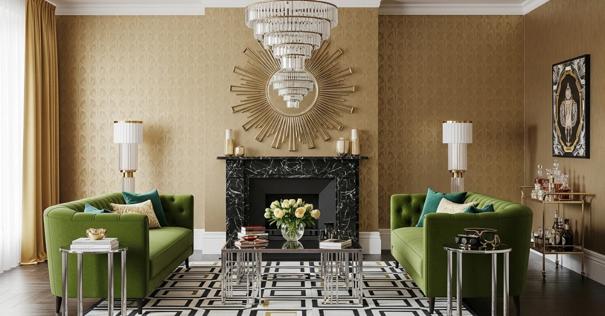 10 Stunning Art Deco Living Room Designs to Inspire Brilliance
