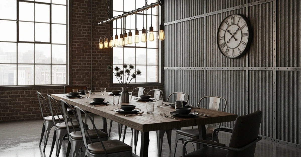 31 Industrial Dining Room Ideas for a Modern Look
