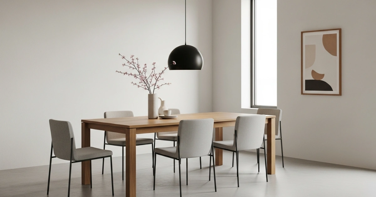 Minimalist Dining Room: 25 Simple & Stylish Ideas