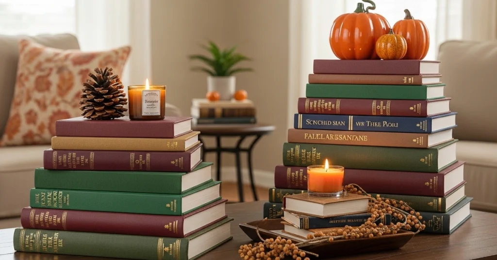 Create Book Stacks for Sculptural Charm