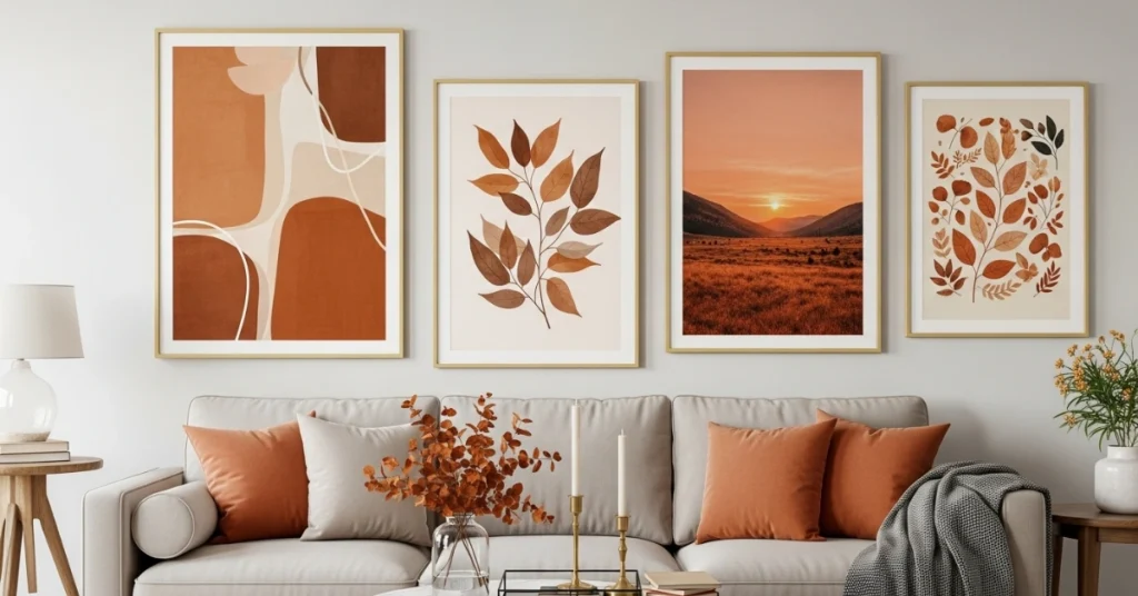 Swap Wall Art for a Seasonal Focal Point