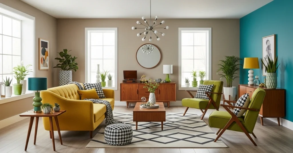 Popular Mid-Century Modern Colors
