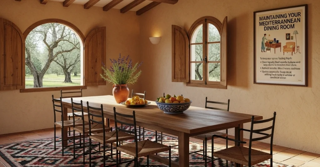 Maintaining Your Mediterranean Dining Room