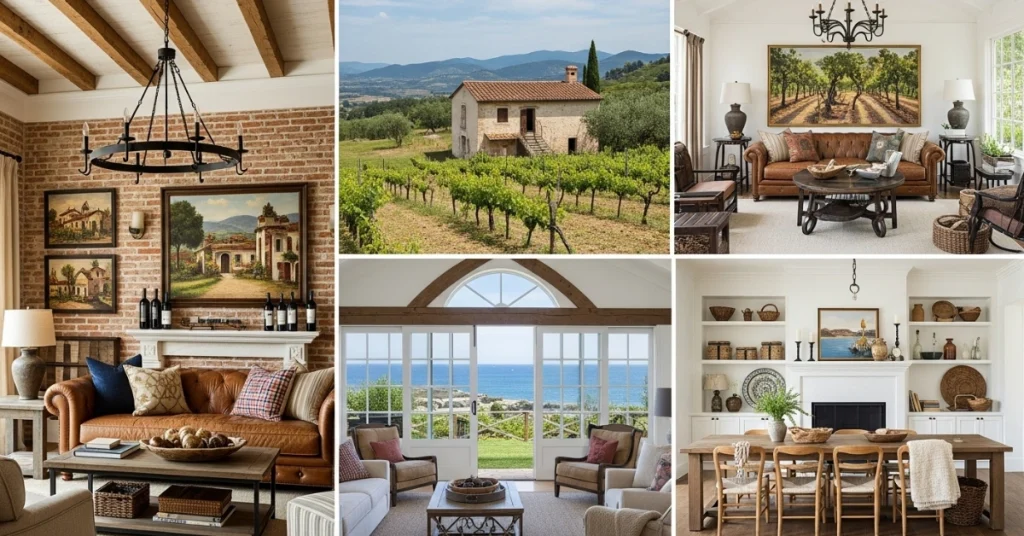 Tuscan Countryside Living Room Inspiration: 5 Design Ideas