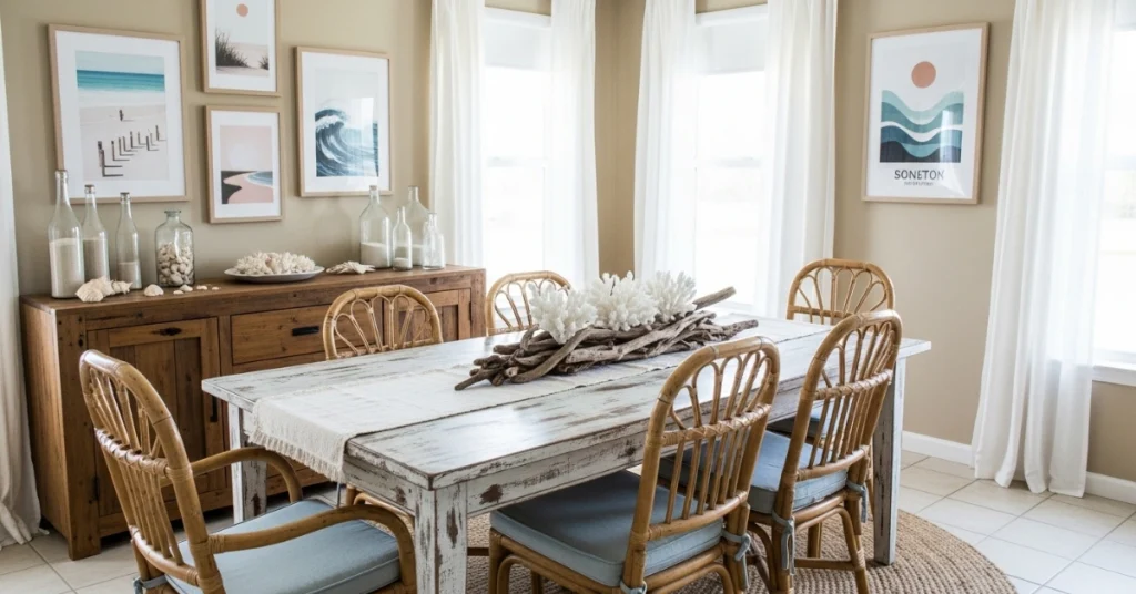 Budget-Friendly Coastal Dining Room Ideas