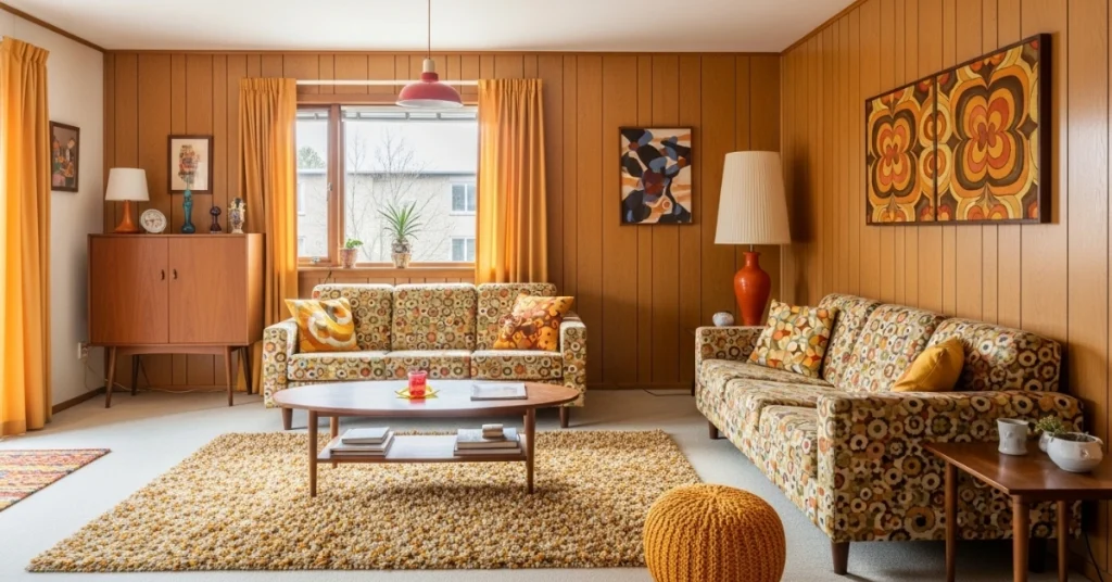 70s Living Room Guide: Colors, Furniture & More