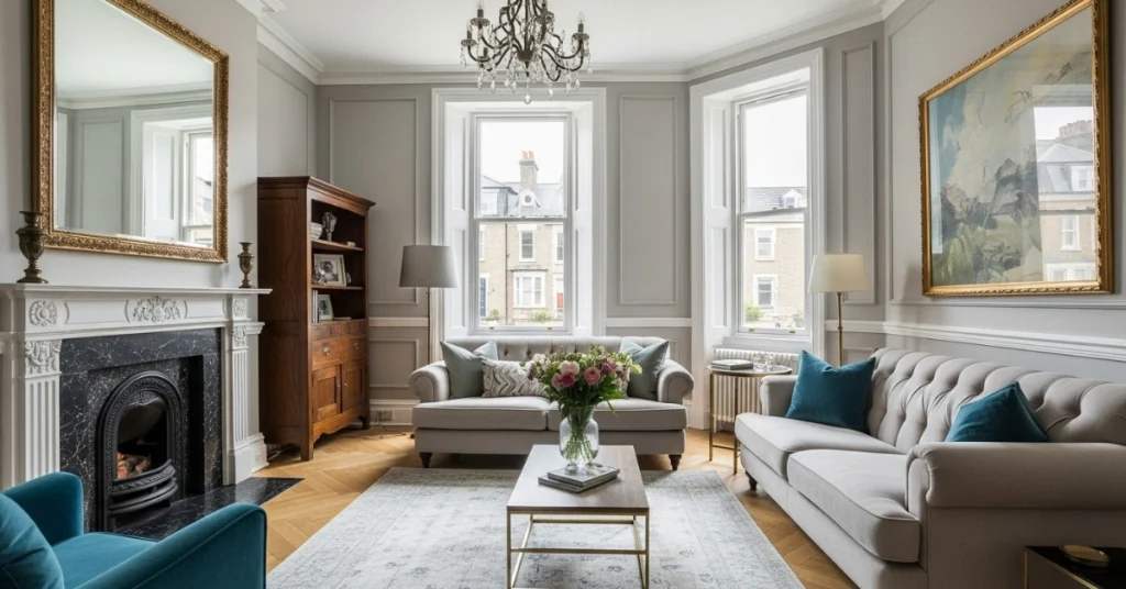 Modern Victorian Living Room Design Ideas