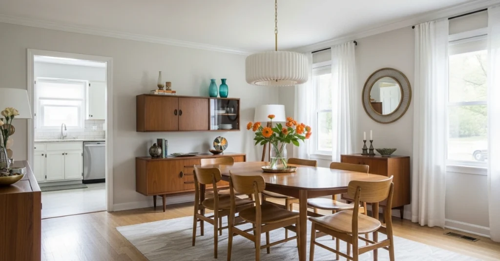 Mid-Century Modern Dining Room Ideas for Timeless Style