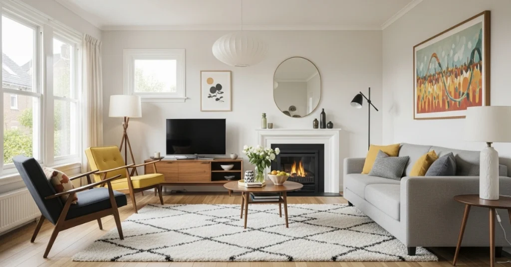Stunning Mid-Century Modern Living Room
