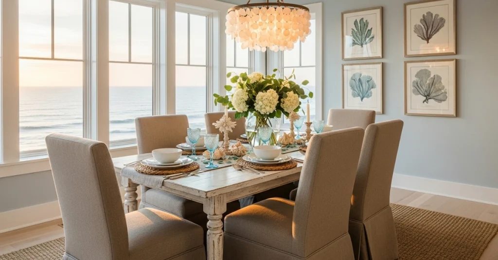 Coastal Dining Room Ideas for a Serene Space