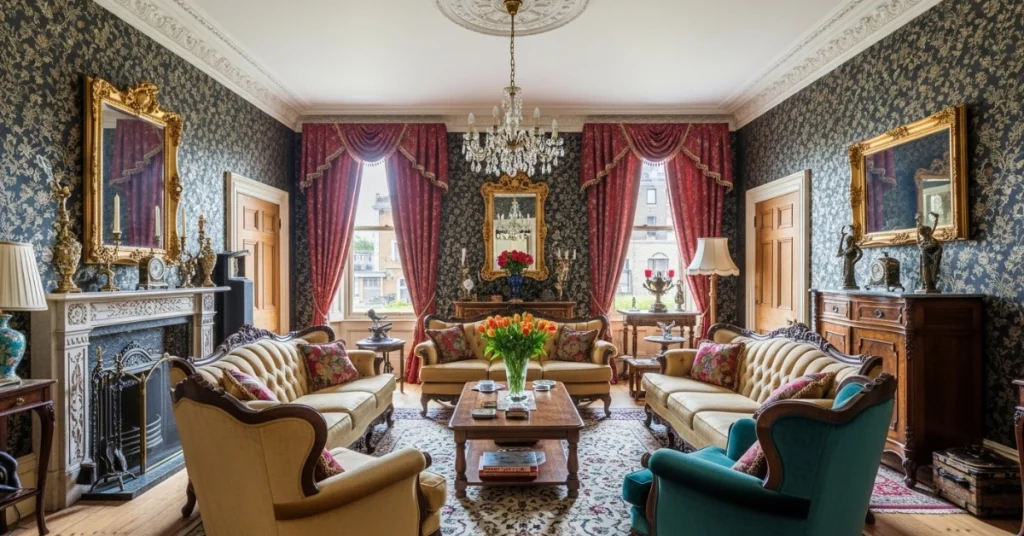 What Defines a Victorian Living Room?