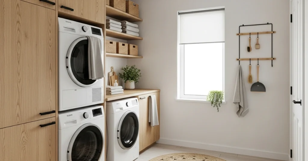 Why Japandi Works for Utility Rooms