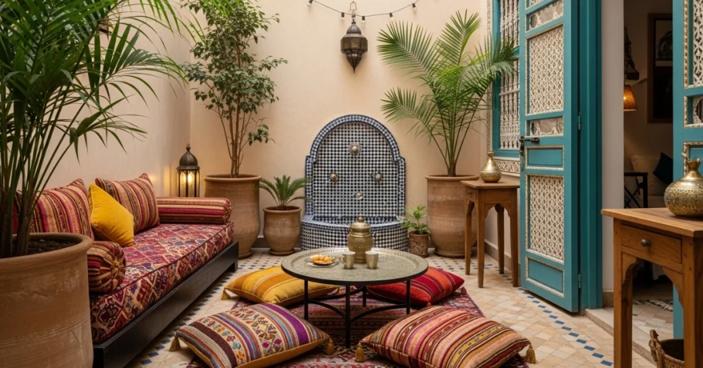 Create a Cozy Courtyard-Inspired Space
