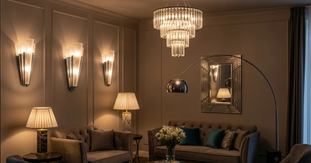 Lighting: The Heart of Art Deco Ambiance