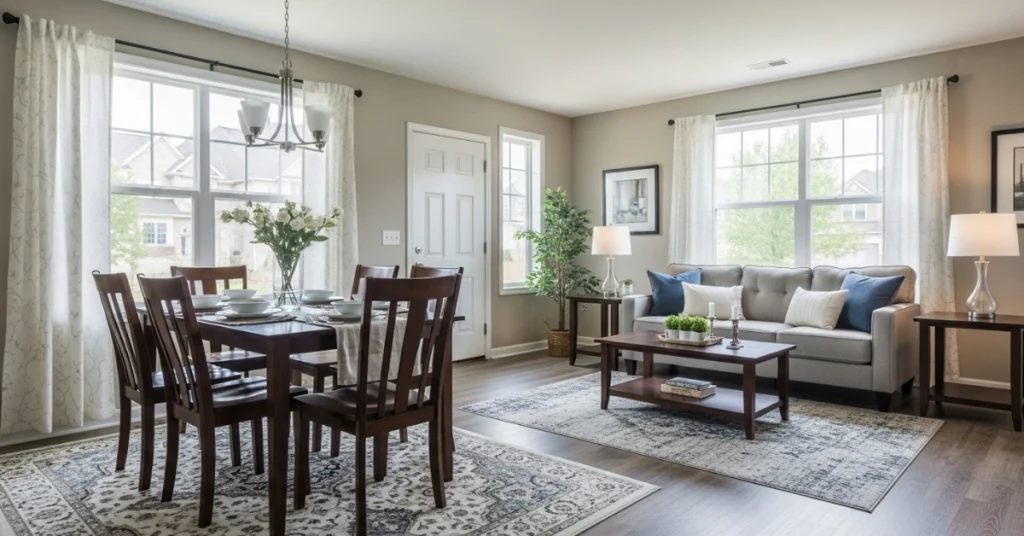 Use Rugs to Define Spaces