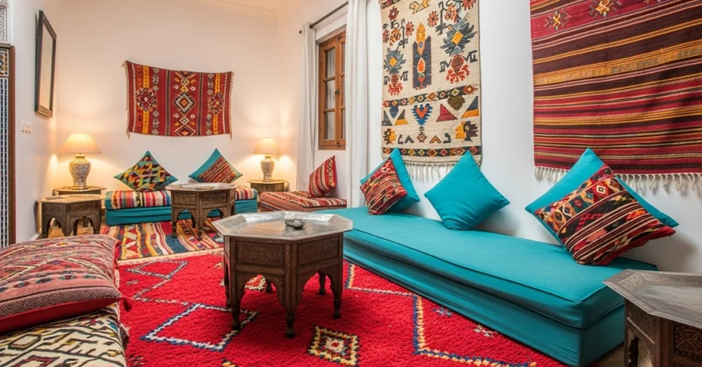 Incorporate Vibrant Textiles