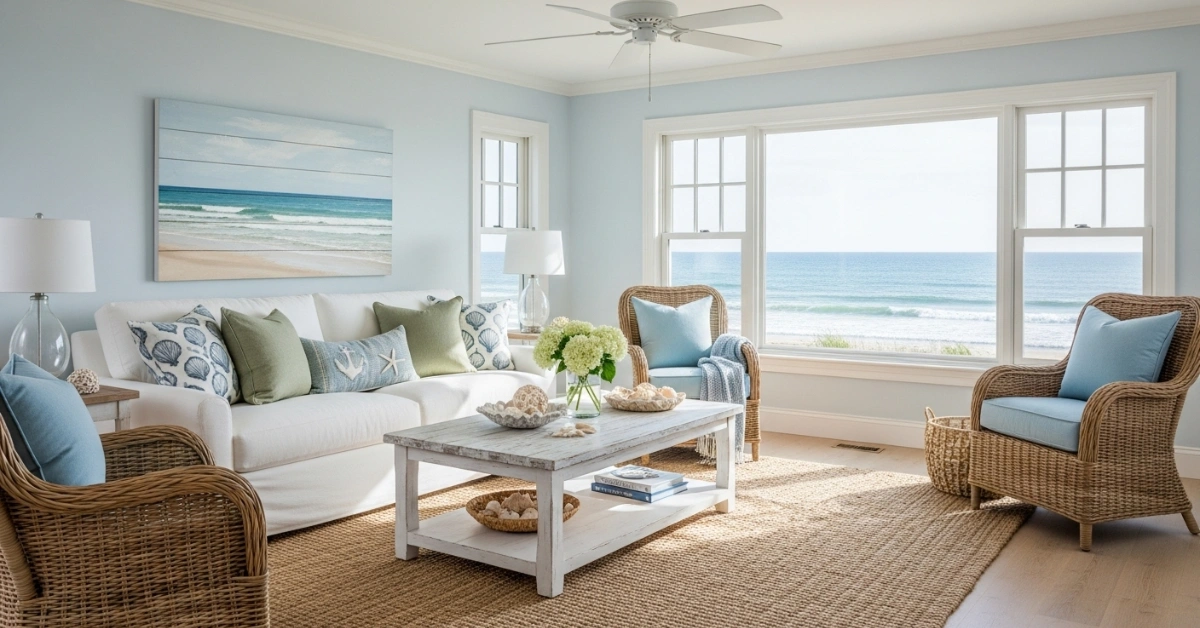 Coastal Living Room Guide: 20 Ways to Capture Seaside Charm