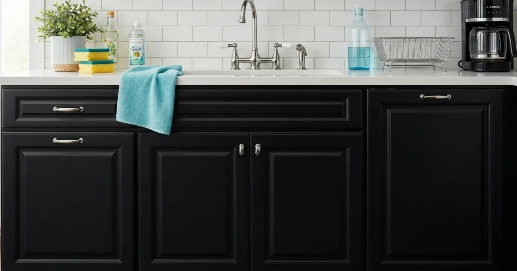 Practical Tips for Maintaining Black Kitchen Cabinets