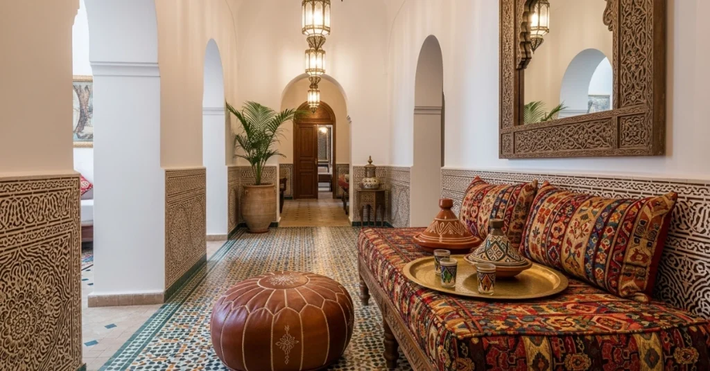 Use Low-Slung Moroccan Furniture