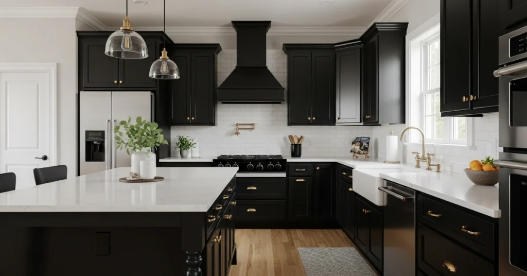 Incorporating Black Kitchen Cabinets into Your Renovation