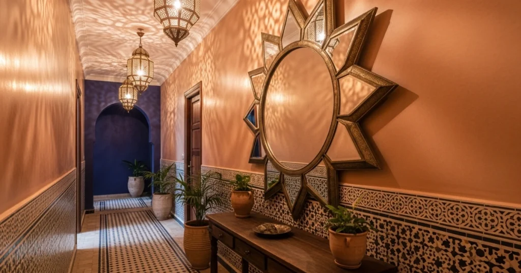 Hang a Moroccan Mirror