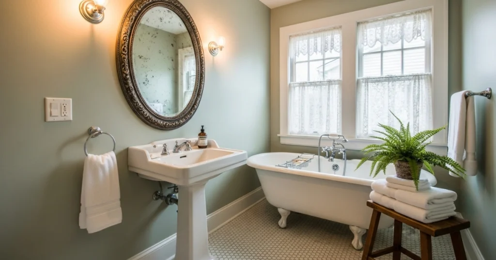 Incorporate a Vintage Mirror