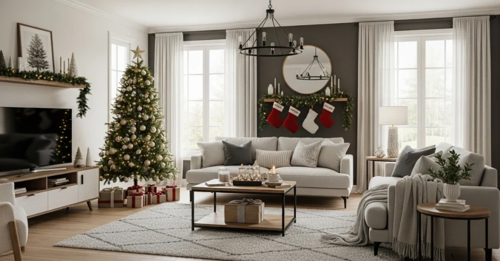 Christmas Living Room Decor Ideas for a Festive Home