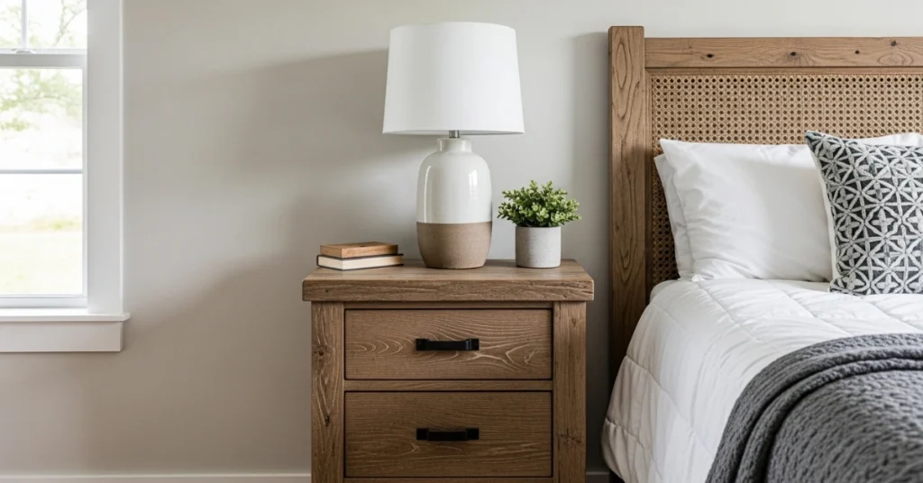 Rustic Nightstands for Authentic Charm