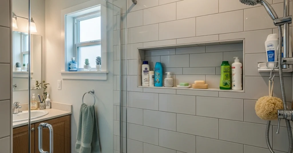 Install a Niche for Shower Storage