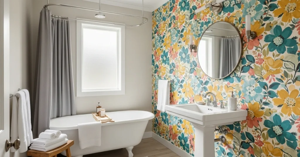 Create a Focal Point with Wallpaper