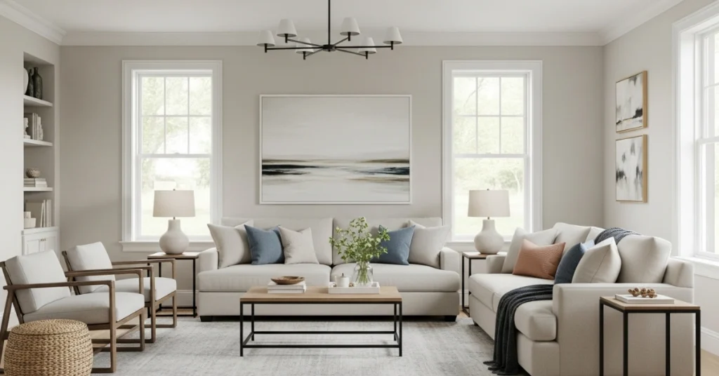 Choose a Neutral Color Palette with Subtle Accents