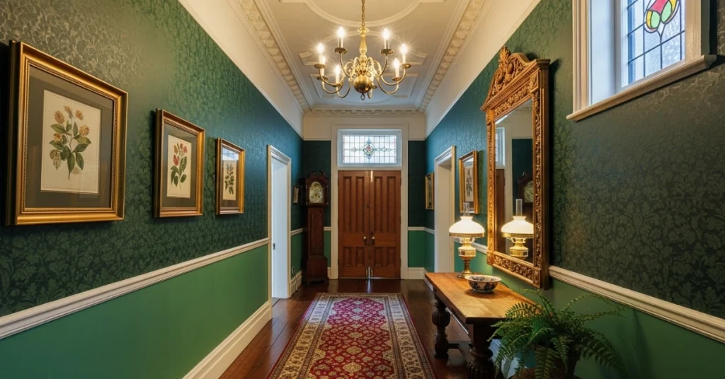 Color Schemes for a Victorian Hallway
