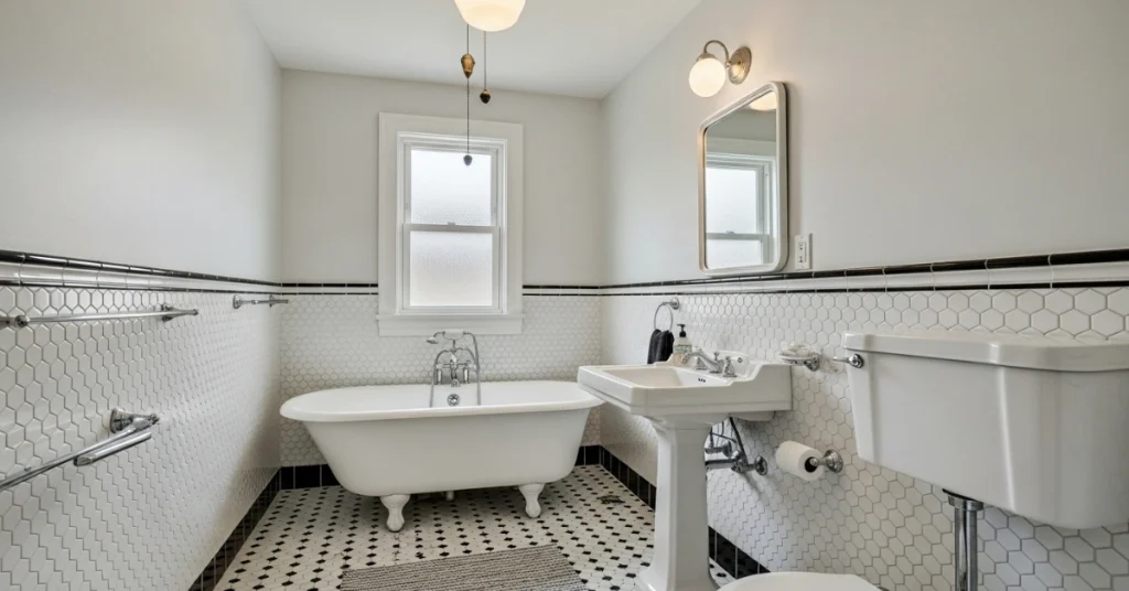 Use Hexagonal Floor Tiles