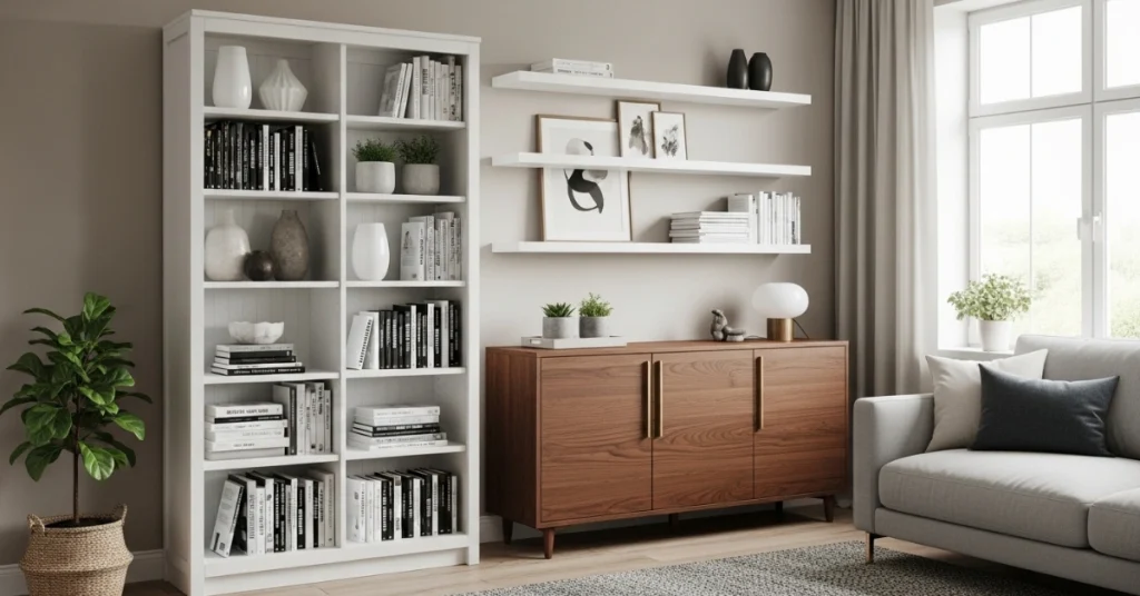 Storage Solutions: Shelves, Bookcases, and Cabinets