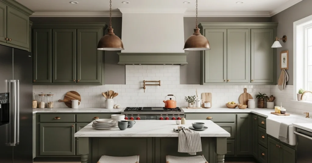 Color Schemes for a Cozy Mountain Kitchen