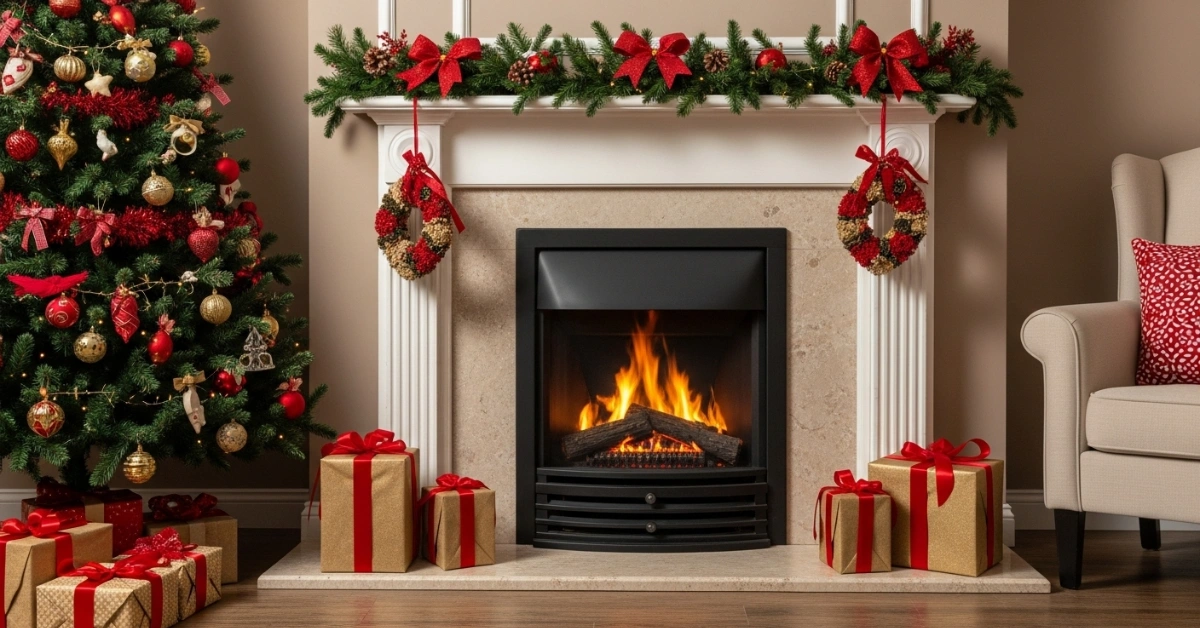 15 Beautiful Christmas Fireplace Ideas for a Cozy Home