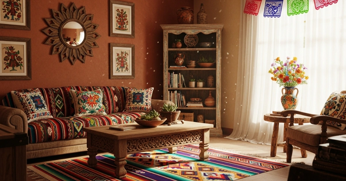 7 Vibrant Mexican Living Room Design Ideas for a Cozy Home