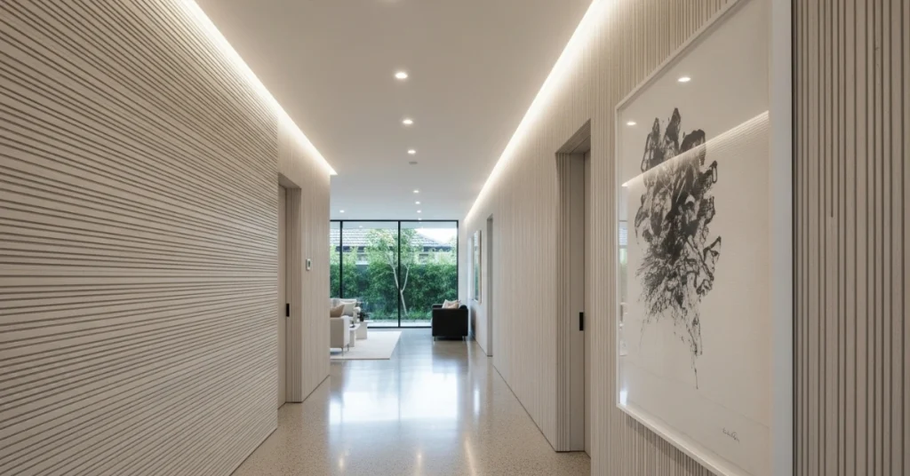 Trends to Elevate Your Modern Hallways: Textured Walls