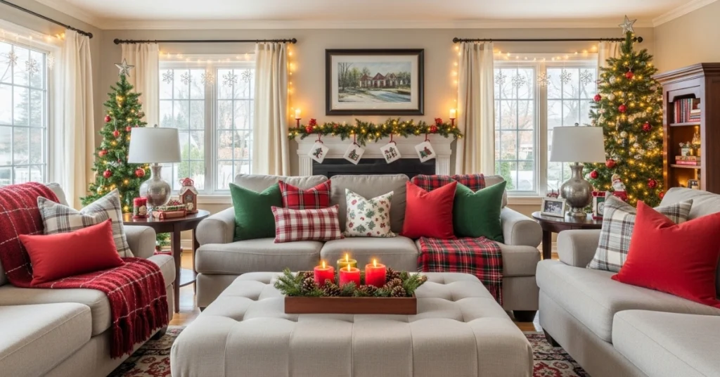 Living Room: The Heart of Festive Gatherings