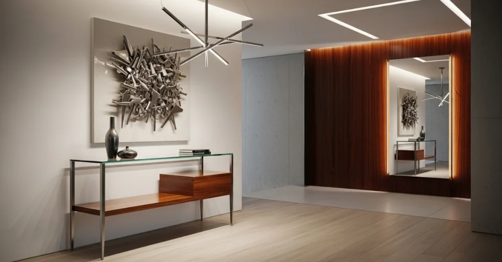 Trends to Elevate Your Modern Hallways: Mixed Materials