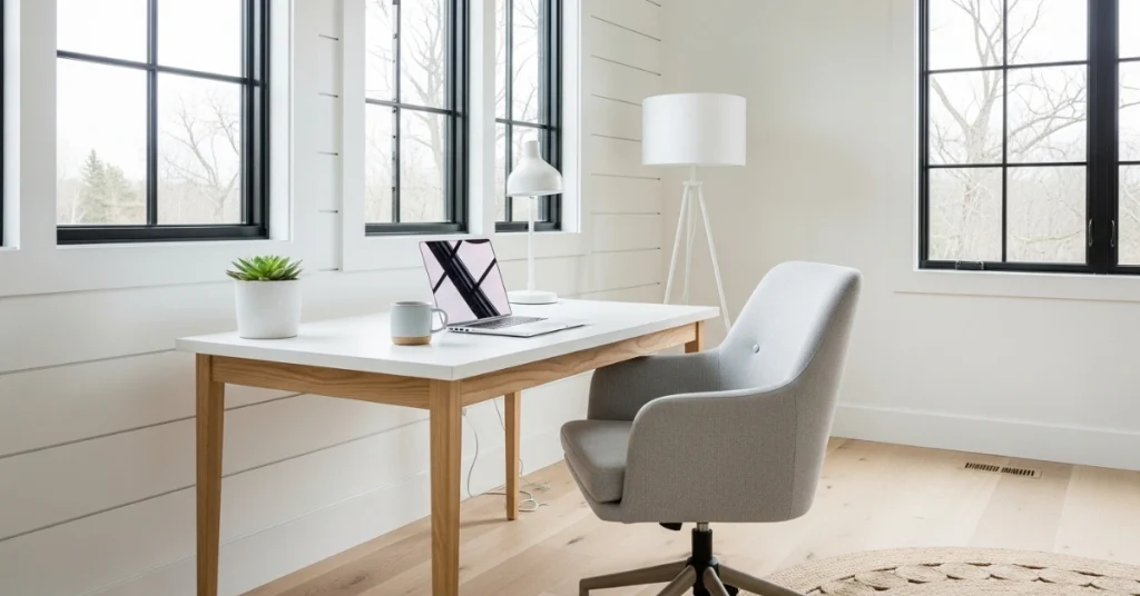 Scandinavian Minimalist Office