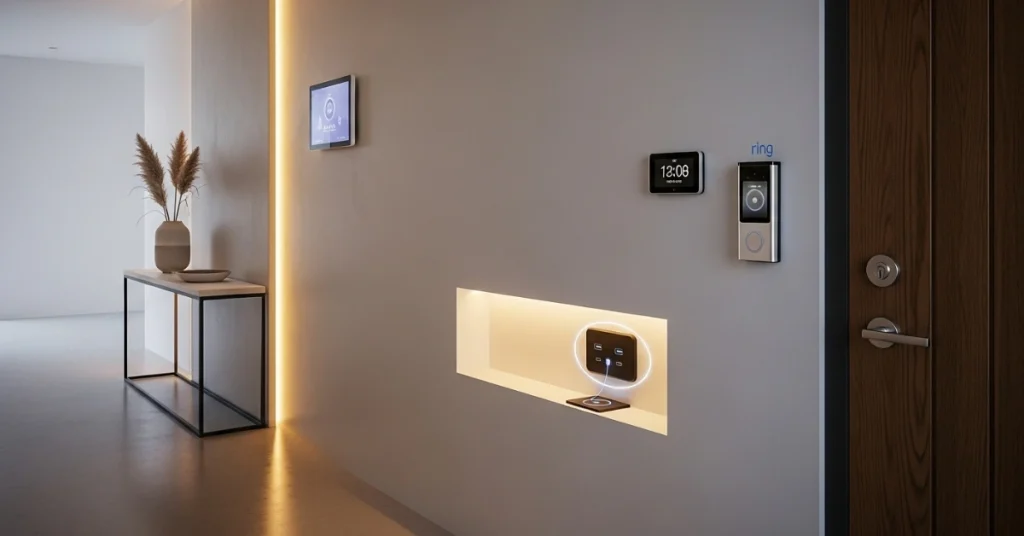Tech-Savvy Features for Modern Hallways