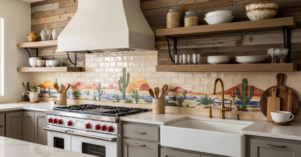 Desert Kitchen Design Ideas: Backsplash and Wall Ideas
