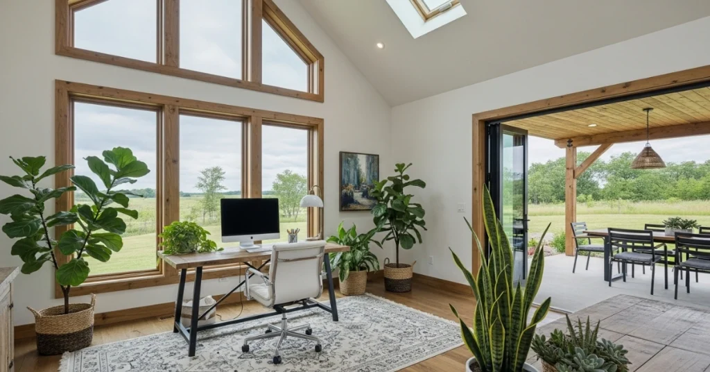 Incorporating Nature into Your Barndominium Office