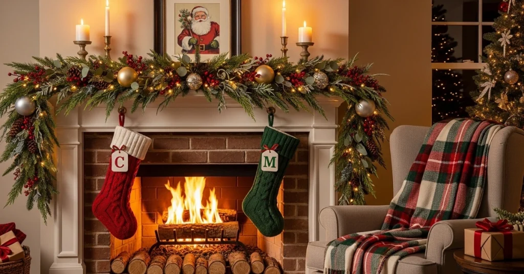 Cozy Christmas Fireplace Ideas for Joyful Holidays