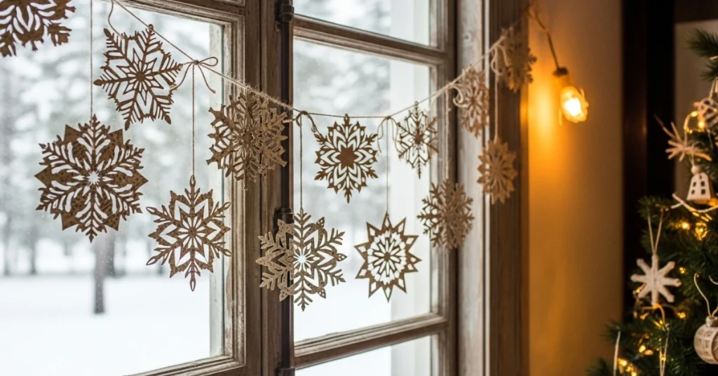 Craft Paper Snowflakes
