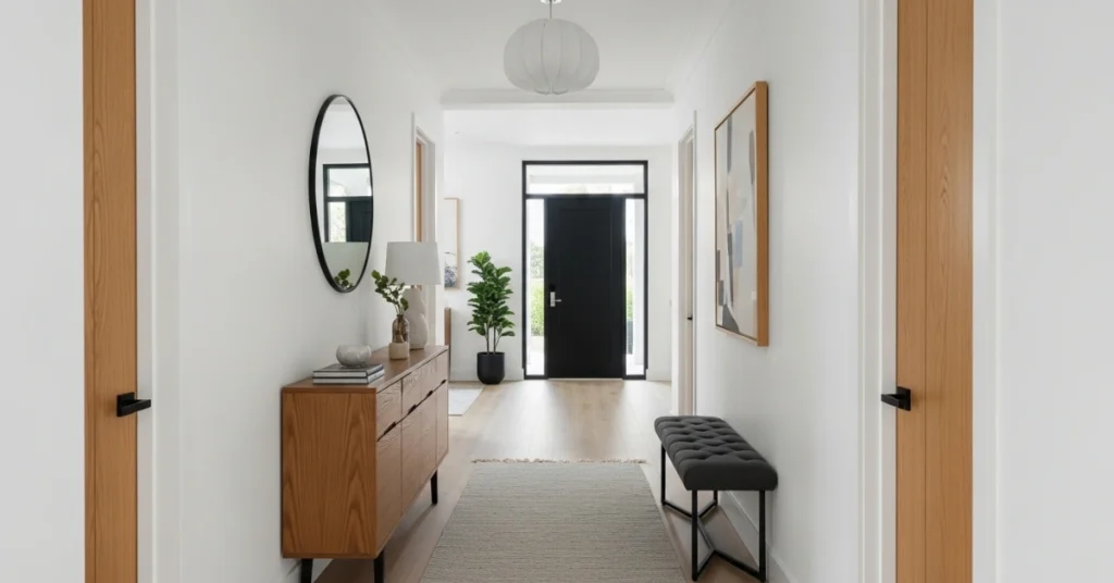 What Defines a Modern Hallway?