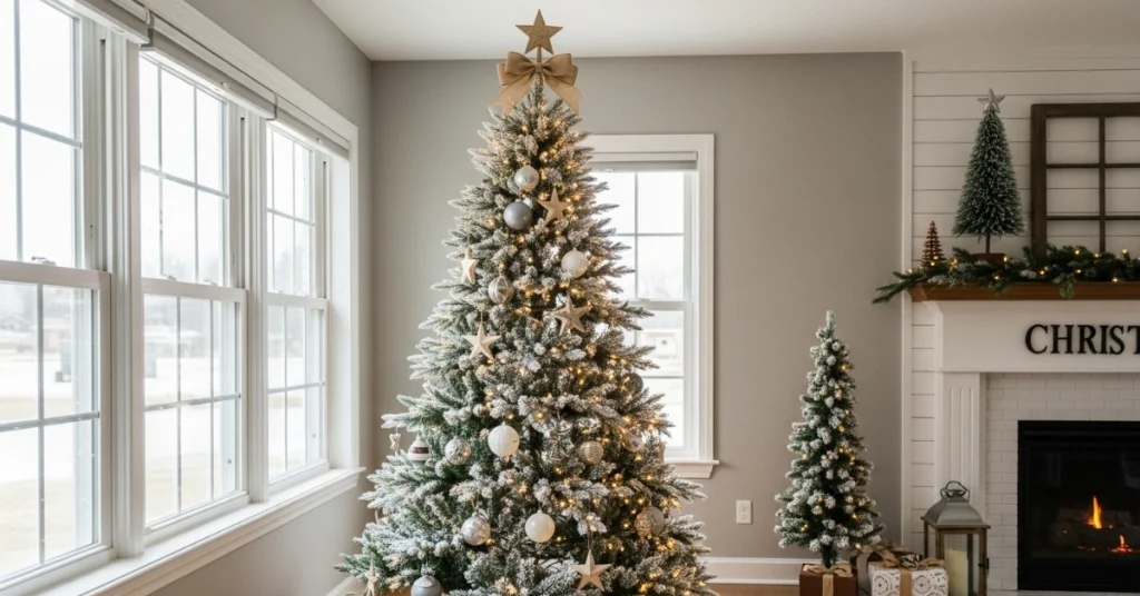 Choosing the Perfect Christmas Tree for Your Farmhouse Living Room